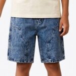 ⁦شورت جينز واسع⁩ - الصورة ⁦2⁩