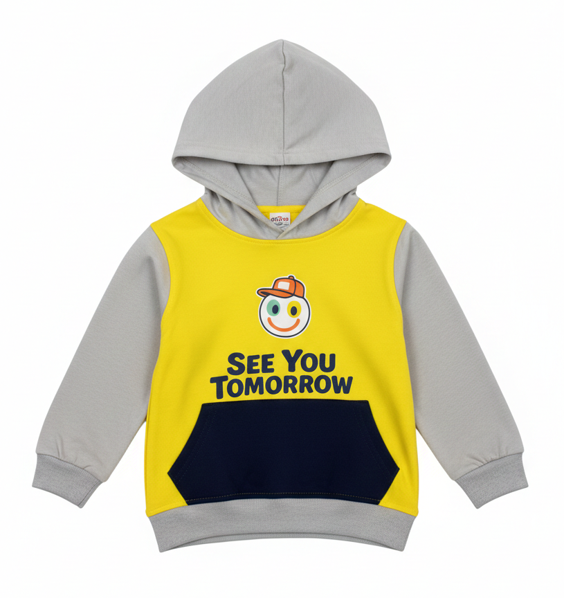 T 261225 mustard12M-3Y 499.50 هودي - الصورة 1